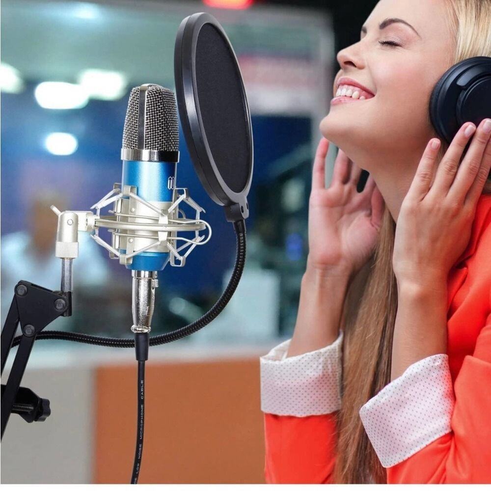 TONOR Pro Microphone Podcasting Studio Recording Condenser Microphone Kit New